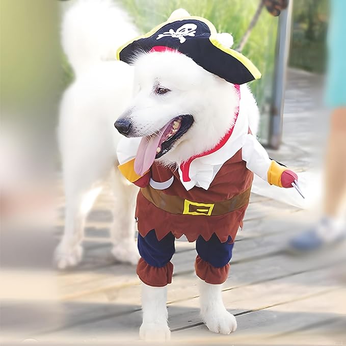 NACOCO Pet Dog Costume Pirates of The Caribbean Style (Small)