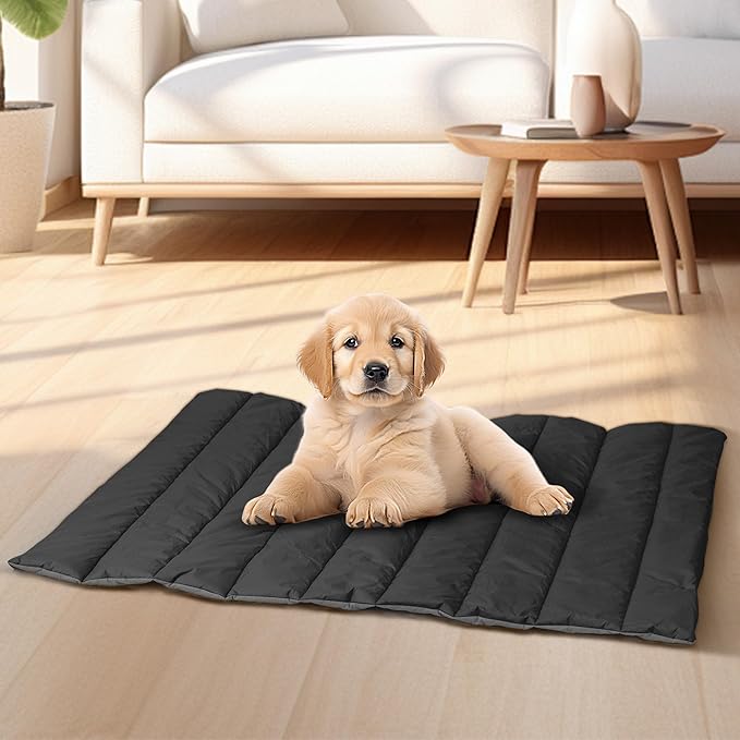 Heeyoo Outdoor Dog Bed, Waterproof Camping Dog Bed Mat, Machine Washable and Portable Travel Pet Pad Mat, Foldable Pet Beds for Small, Medium, and Large Dogs