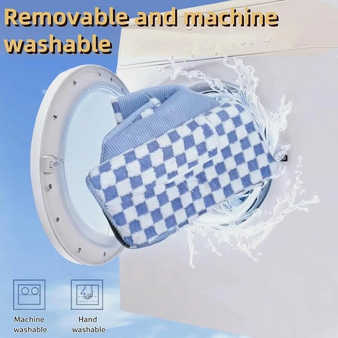 Guinea Pig Hideout Tunnel with Warm Bed for Small Pet 3 Cave Small Animal Tunnel Toy Cages Blue