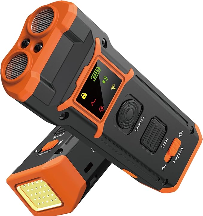 Dog Bark Deterrent Devices 2X Ultrasonic Anti Barking Device 6 Training Modes Sonic No Barking Device for Dogs 50 Feet Replace Shock Collar Clicker for Training Dog Barking Stopper