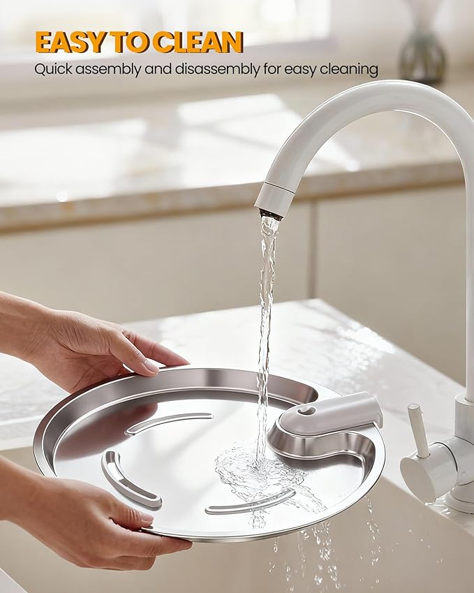 Cat Water Fountain Stainless Steel - 108oz/3.2L Automatic Cat Water Fountain for Drinking with 3 Pcs Filters, Metal Pet Water Fountain Water Dispenser for Cats, Puppy Dogs, Multiple Pets