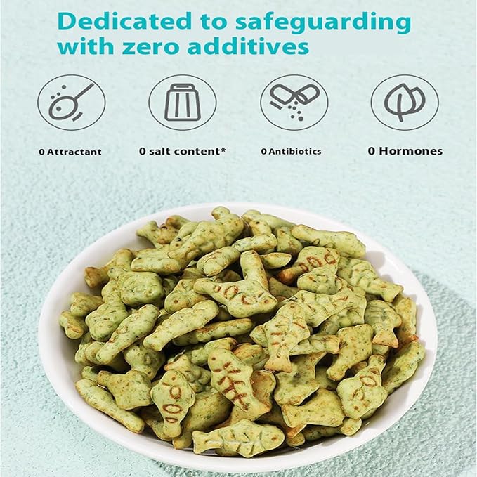 Feline Grass Treats, Cat Grass Treats for Indoor Cats, Lickable Cat Treat Hairball Control, Crunchy Training Biscuits for Cats Supports Skin & Coat