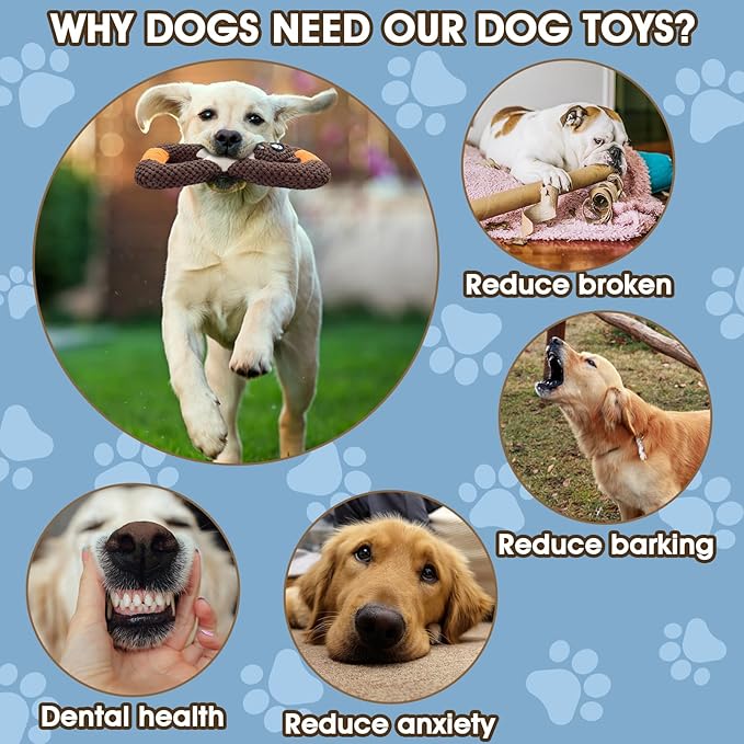 Squeaky Dog Chew Toys for Aggressive Chewers, Dog Toys for Large Medium Small Breed, Indestructible Tough Durable Dogs Toys Interactive Puppy Teeth Clean Natural Rubber(Raccoon & Zombie)