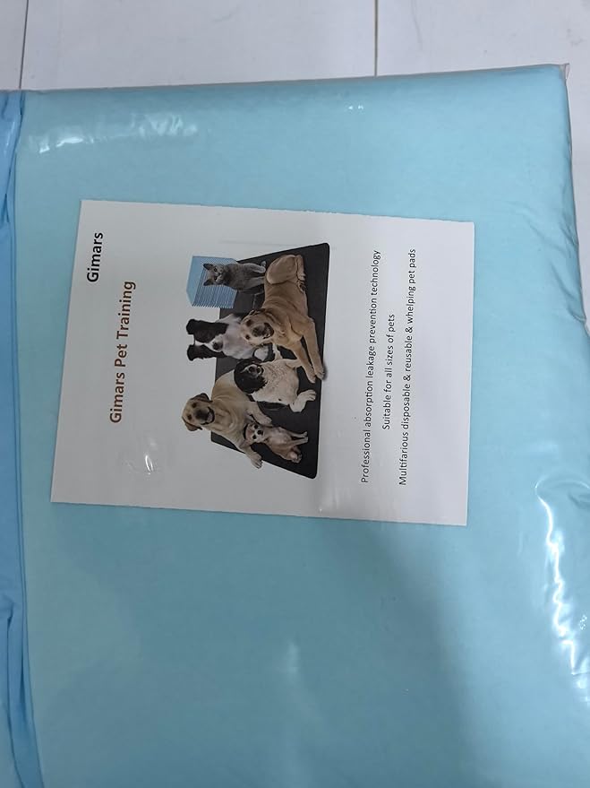 Gimars XXL 30“x36” Thicken 6 Layers Ultra Absorbency Dog Pee Pad Extra Large 3S Quick Dry Leakproof Disposable Urine Pads for Dogs, Cats, Rabbits Pets