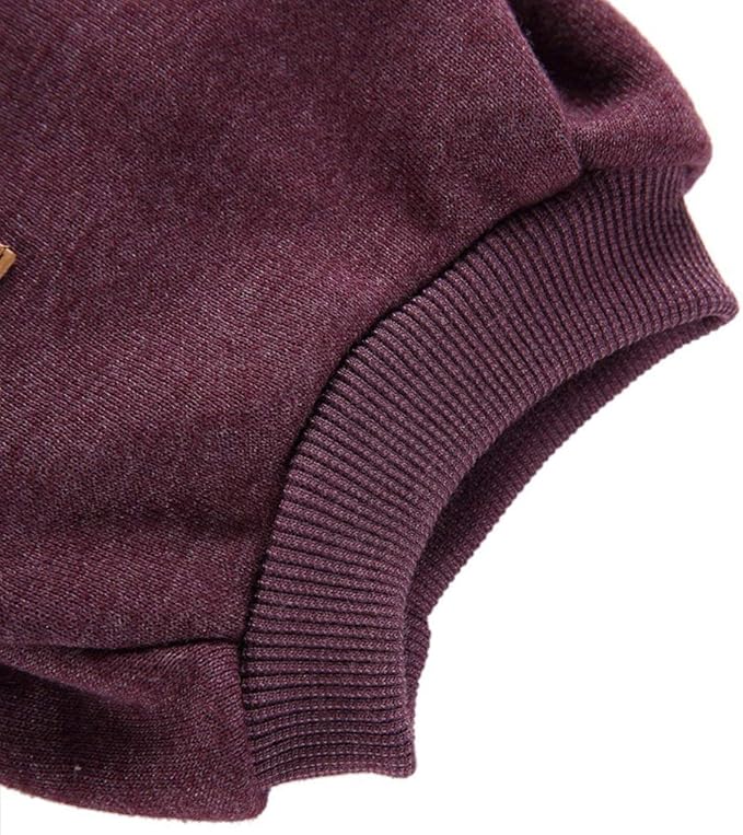 Jecikelon Dog Clothes Dogs Sweater Soft Puppies Clothing Winter Puppy Sweaters Warm Outfit for Dogs Small XXS XS Cat Apparel (Brown, XL)