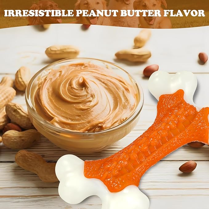 Dog Toys 2 Pack, Dog Toys for Aggressive Chewers Large Breed, Aggressive Chew Toys for Large Dogs (2 Pack)