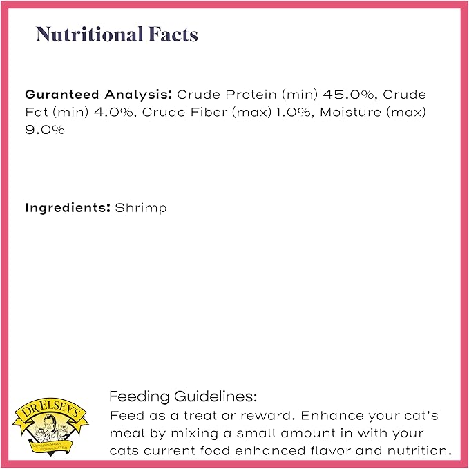 Dr. Elsey's Freeze-Dried Shrimp Cat Treats 0.5 oz.