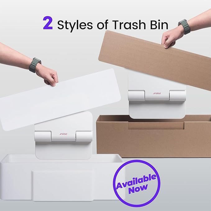 (Upgraded) Popur X5 Self Cleaning Cat Litter Box - Unique Open Top Split System - Automatic Litter Scooping Robot, Odor-Seal, 24 Inch Tray, 30-Day Capacity, 33 lbs. Load, 99% Leakproof (Plastic Bin)