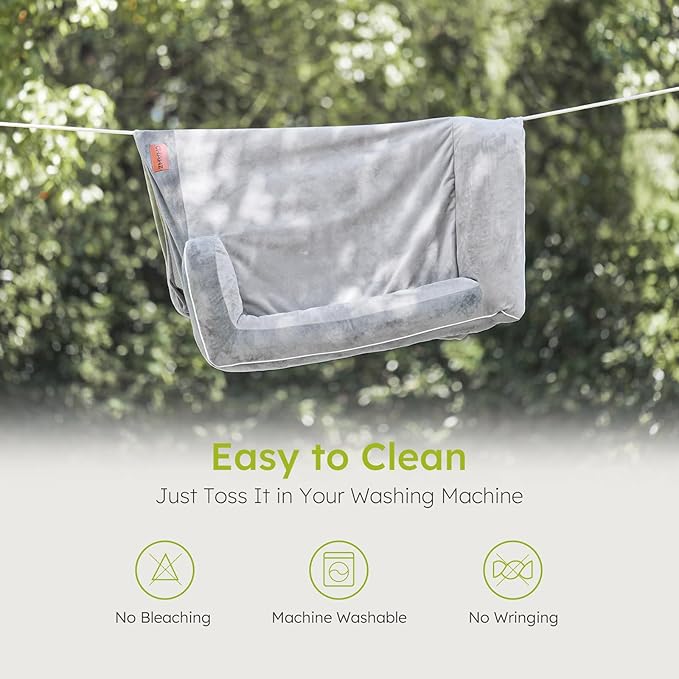 Jumbo Dog Bed for Extra Large Dogs, Orthopedic Dog Beds with Cooling Gel Memory Foam, Waterproof Pet Bed with Removable Washable Cover, 45" Pet Sofa Couch Dutch Velvet with Blanket Bone Toy