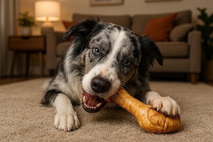 Pet Factory American Beefhide 12" Knotted Bone Dog Chew Treat - Peanut Butter Flavor, 1 Count/1 Pack