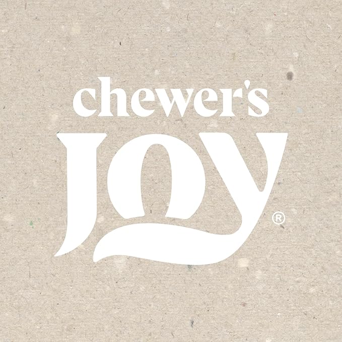 Chewer's Joy Beef Jerky Spring 7–8" (12CT) – Natural Dog Treats – Single Ingredient Long-Lasting Chews, High Protein