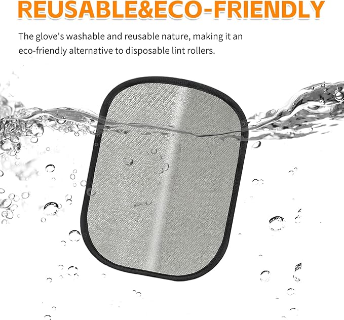 2025 Newly Cats & Dogs Electrostatic Pet Hair Remover Glove for Clothing, Couch, Carpet, Furniture,Car Seat Great Alternative to Pet Lint Roller (2 Pack)