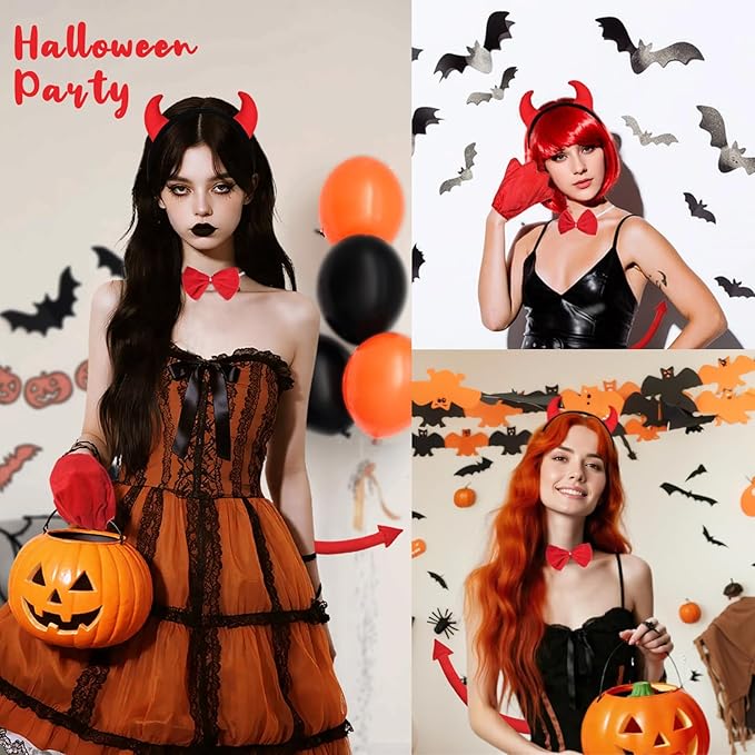 ONEPEACE Halloween Animal Costume Accessory Set for Halloween Party, Birthday, Christmas, Cosplay Animal Fancy Dress up