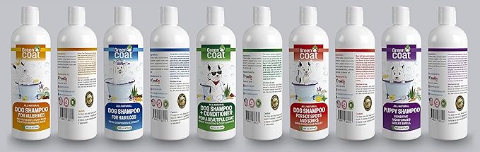 All-Natural Dog Shampoo for Sensitive Skin | Natural and Organic Ingredients | Skin Cleansing Properties, Relieves Dry Itchy Skin | 16fl oz 473 ml.