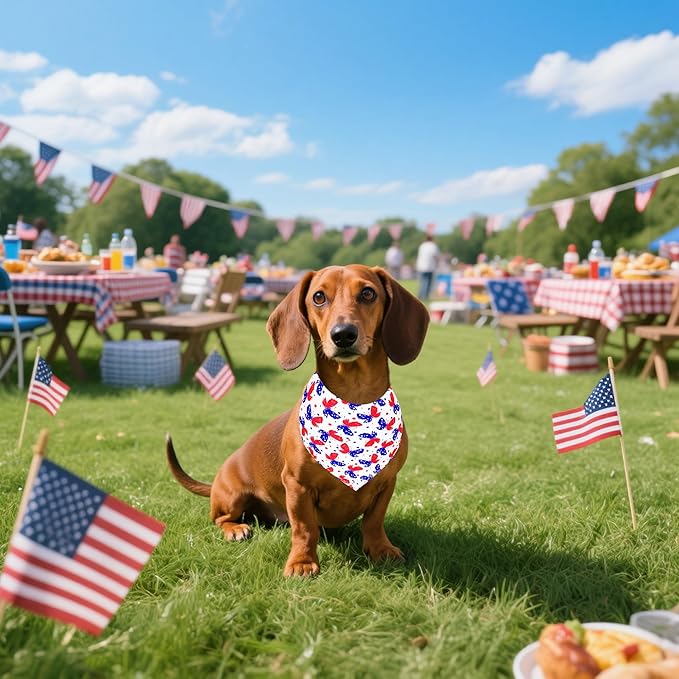 7 Pcs Holiday Dog Bandanas for Small Dogs Hemming Seam Edge Holiday Dogs Bandanas Medium Puppy Halloween Scarfs Large Cats Grooming M