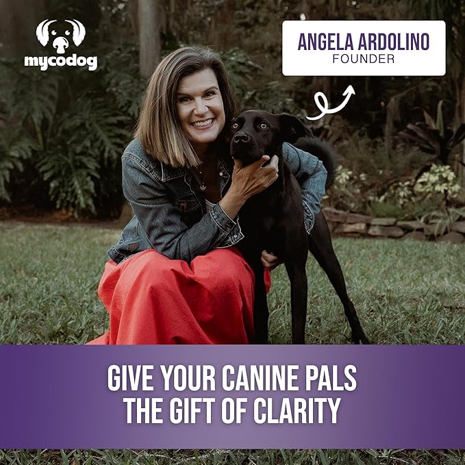 MycoDog Clarity - Cognitive Support Supplement for Dogs - Brain Health, & Senior Dog Wellness - Memory & Focus with Functional Mushrooms & Adaptogens