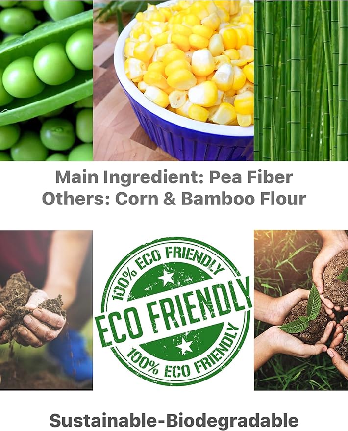 2pcs Pack (6L x 2) Tofu Cat Litter, Clumping Kitty Litter, Flushable,Pea Fiber,Dust Free, Odor Control, Low Tracking, Lightweight (Peach)