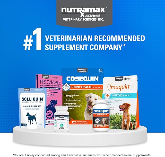 Nutramax Laboratories Cosequin Plus MSM & Boswellia Mini Sized Soft Chews