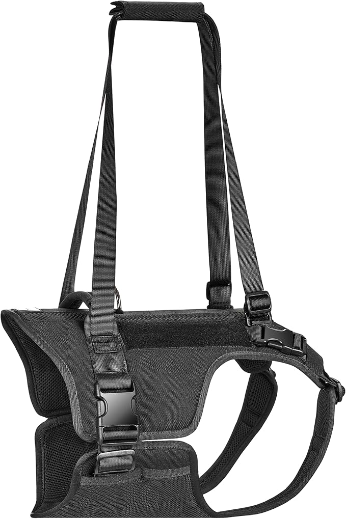 OneTigris Victus Support Harness,Lightweight & Simple Mobility Assistance Vest with Grab Handle | Pet Lifting Rehabilitation Gear | Rear Leg Support Straps