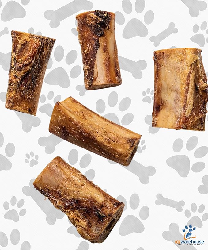 Beef Bone Marrow Dog Treats - Long Lasting Dog Bones for Aggressive Chewers - All-Natural Marrows Treats for Dogs - High-Protein Marrow Bones for Dogs Small, Medium, Large & Extra Large