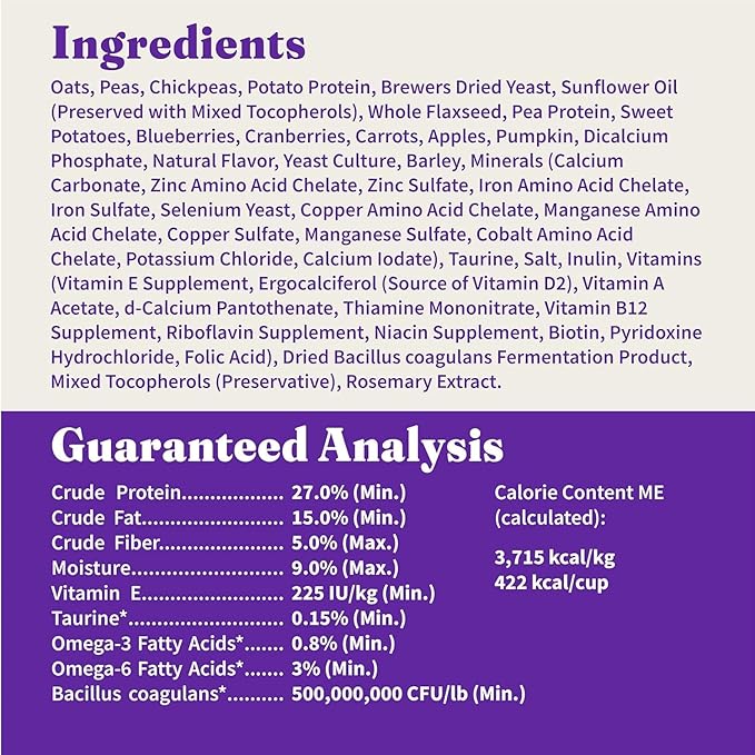 Halo Holistic Plant-Based Recipe With Superfoods, Complete Digestive Health, Vegan Dry Dog Food Bag, Adult Formula, 21-lb Bag