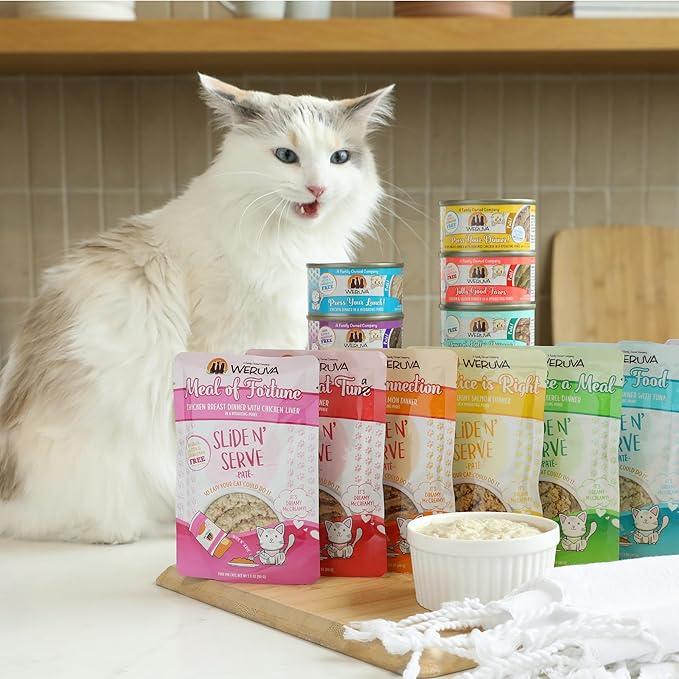 Weruva Wet Cat Food, Grand Prize Patés Variety Pack, 3oz Can, Pack of 12