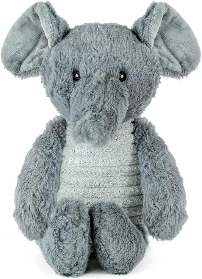 Giftable World Safari Pet Plush Toy with Squeaker (Bear, Rhino, Elephant)