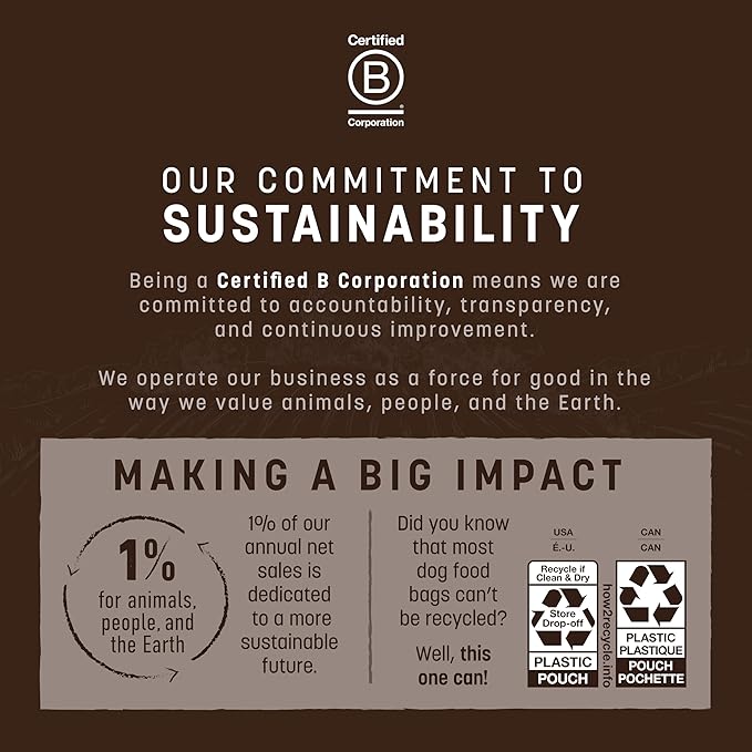 Earth Animal Wisdom Air-Dried from The Air Recipe Premium Natural Dog Food, 8 lb. Bag