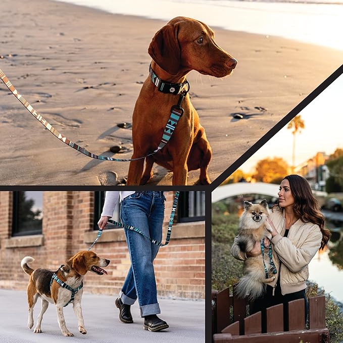 Wolfgang Heavy Duty Adjustable Dog Harness, Pull-Tested to Over 800 lbs for Walking & Training, WesternSky Print, X-Large