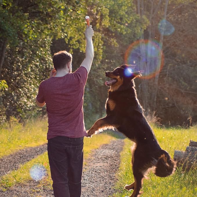 Dog Treats Large Breed, Chicken Wrapped Rawhide Bones, Large Size Long Lasting Chew with Taurine, Dog Treats Teeth Cleaning Snacks for Medium Large Dogs, 4 Counts, 10.6oz