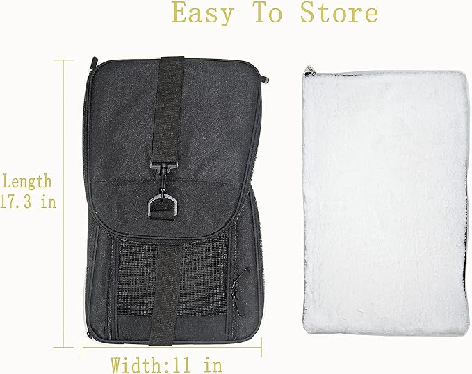 Soft Sided Carrier for Small Medium Cats Dogs,TSA Airline Approved Collapsible Travel Pet Carrier Medium Green