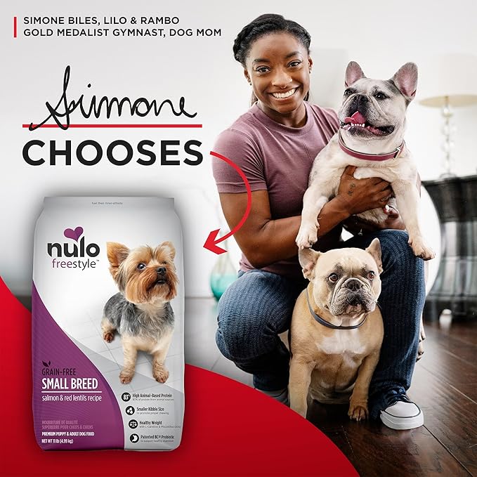 Nulo Freestyle Small Breed Dog Food, Premium Adult and Puppy Grain-Free Dry Smaller Sized Kibble Food, with BC30 Probiotic for Healthy Digestion Support , 14 Pound (Pack of 1)