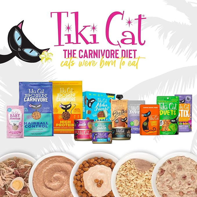 Tiki Cat Gelee Wet Cat Food, Tuna, 2.8 oz. Pouch (12 Count)