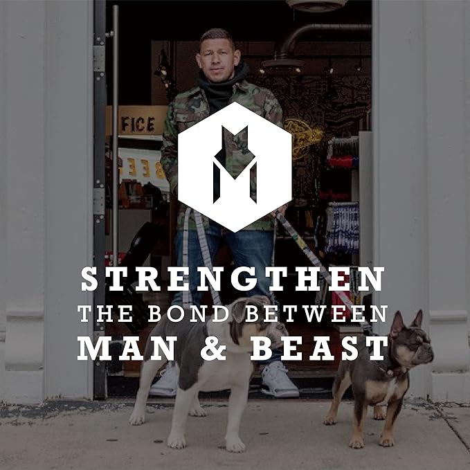 Wolfgang Heavy Duty Adjustable Dog Harness, Pull-Tested to Over 800 lbs for Walking & Training, NightOwl Print, Medium