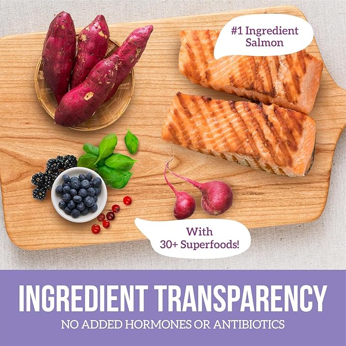 Health Extension Grain Free Salmon & Sweet Potato Dry Dog Food (4 lb / 1.81 kg) - Whole Foods Ingredients Formula with Omega 3 & Antioxidants for All Life Stages Dogs