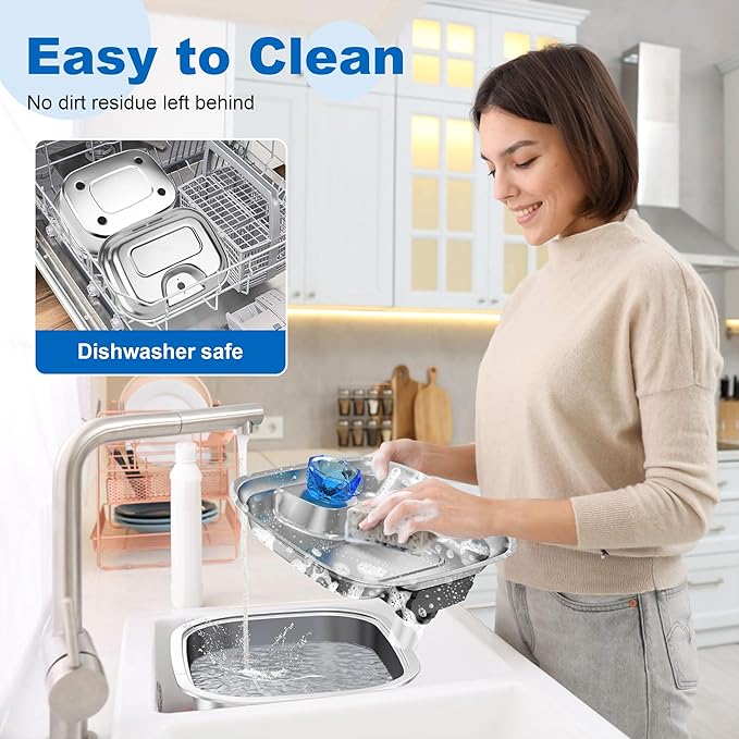 Large Dog Water Fountain Stainless Steel, 3 Gallon Pet Water Fountain with Visual Window, Dog Water Dispenser Automatic Waterer Bowls for Drinking with 2 Filters for Cats, Dogs, Multiple Pets