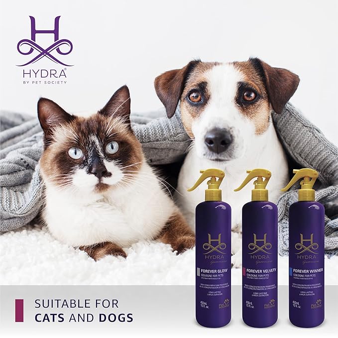 Hydra Groomers’ Forever Velvety Cologne, Cat and Dog Cologne Spray, 15 Fl. Oz.