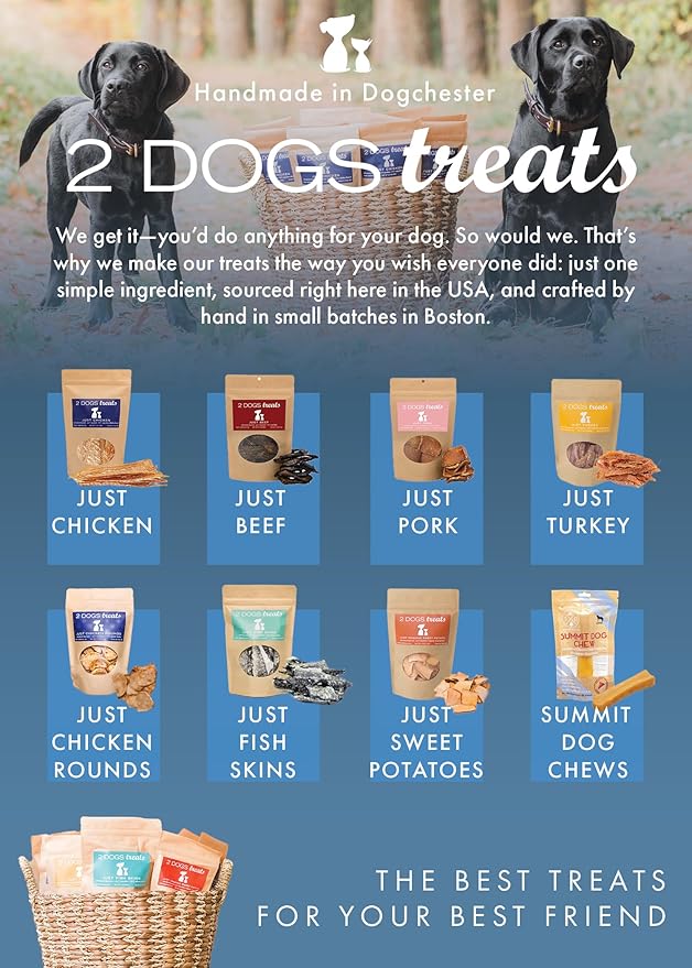 Just Beef Treats Dog Jerky | 100% USA-Sourced, Single-Ingredient, Great for Sensitive Stomachs, Human-Grade USDA Beef, Grain-Free, Allergy-Friendly, High Value for Training, Small Batch
