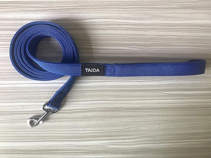 Nylon Dog Leash with 2-Layer, 4 FT/ 6 FT/ 7FT Long, 1 Inch Wide for Medium Large Dogs