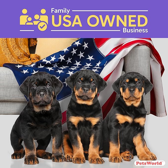 PetsWorld XL Dog Pee Pads 30"x36", 300-Count – Heavy Duty, Leak-Proof Potty Training Pads for Puppies & Large Dogs, Super Absorbent, Quick-Dry Disposable Pads with Odor Control