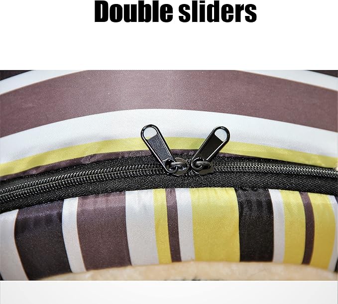 Dog Bed,2 Ways to Use,Indoor Pet House with Fluffy Mat,Removable and Washable Cover,Splash-Proof House and Non-Slip Bottom,for Large Dogs(2XL Brick)