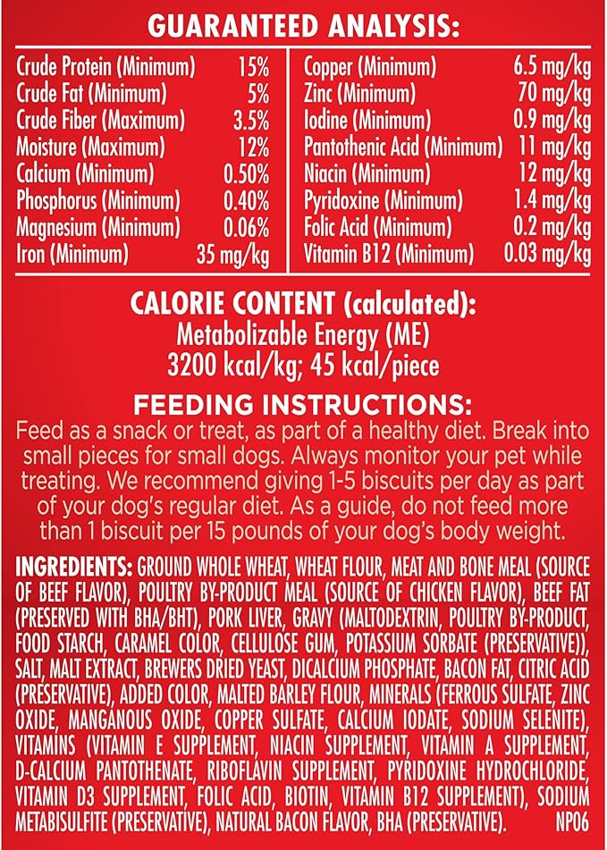 Milk-Bone Gravy Bones Dog Treats with 4 Savory Meat Flavors Coated in Gravy, 7 Pound