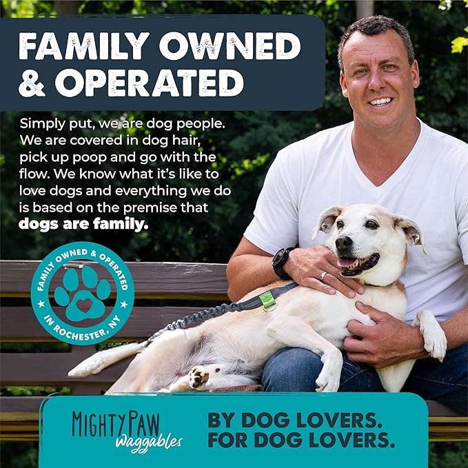 Mighty Paw Waggables Allergy Immune + Itch (Made in The USA) 2 Pack -Dog Chews Anti-Itch for Dogs. Allergy Support Vitamins for Skin and Coat Allergies. Omega 3 & Quercetin for Pets 240 Ct