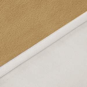 Ameritex Pet Bed Blanket Reversible 100% Waterproof Velvet Super Soft for Sofa and Bed (82x102 Inches, Cream+Sand)