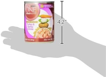 Purina ONE Plus Classic Ground Vibrant Maturity Adult 7 Plus Turkey And Barley Entree Senior Dog Food - (Pack of 12) 13 oz. Cans