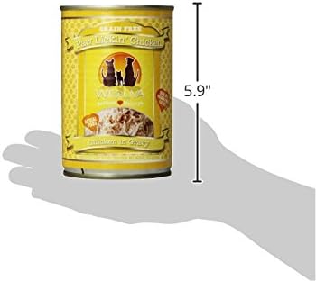 Weruva Classic Dog Food, Paw Lickin’ Chicken with Chicken Breast in Gravy, 14oz Can (Pack of 12)