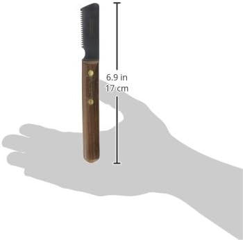 Mars Coat King Professional Dog Stripping Knife Grooming Tool, Sharp Tooth, for Coarse Fur - Right-Handed