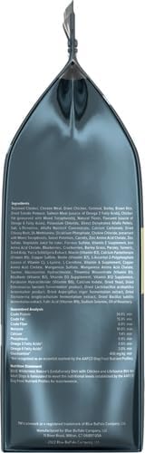 Blue Buffalo Wilderness Dry Dog Food Plus Wholesome Grains, Chicken, 4.5 lbs.