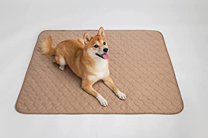EZwhelp Reusable Dog Pee Pad, Waterproof Mat for Dogs and Puppies, 41"x41" w/ Grommets