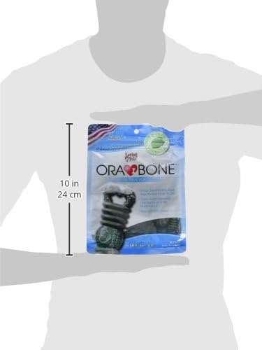 Loving Pets Ora-Bone™ Dental Chews for Dogs – USA Made Dog Dental Sticks with Parsley & Mint – Patented Shape to Reduce Plaque, Tartar, Massage Gums & Freshen Breath (Small Dogs 14 oz.)
